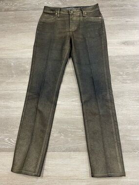 Christopher Blue Gold Painted Fashion Jeans Women’s Size 6